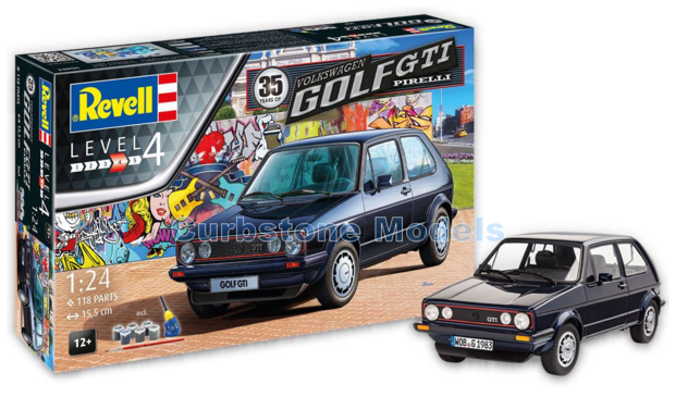 Bouwpakket 1:24 | Revell 05694 | Volkswagen Golf Gti Pirelli 1983