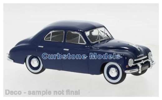 Modelauto 1:43 | IXO-Models CLC496N.22 | Skoda 1200 Blue 1952
