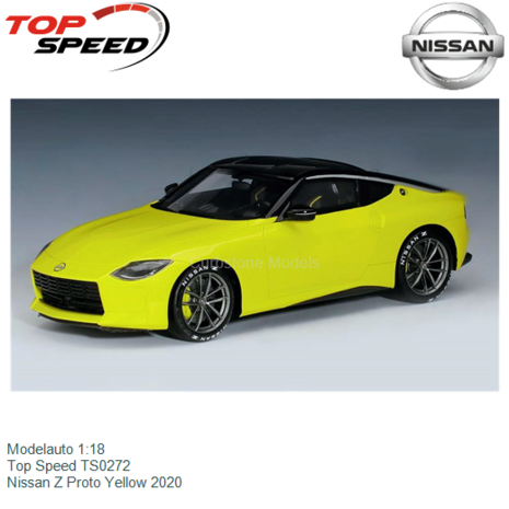 Modelauto 1:18 | Top Speed TS0272 | Nissan Z Proto Yellow 2020
