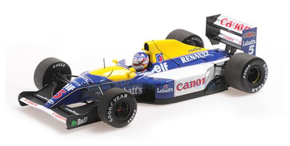 Modelauto 1:18 | Minichamps 110920005 | Williams Grand Prix Engineering FW14b 1992 #5 - N.Mansell