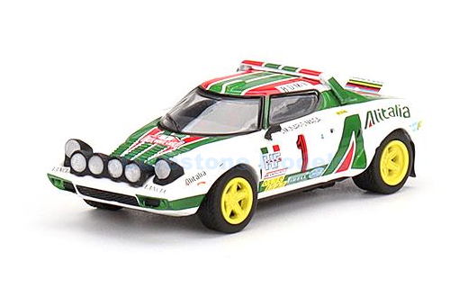 Modelauto 1:64 | MiniGT MGT00422 | Alitalia Lancia Stratos HF 1977 - S.Munari - S.Maiga