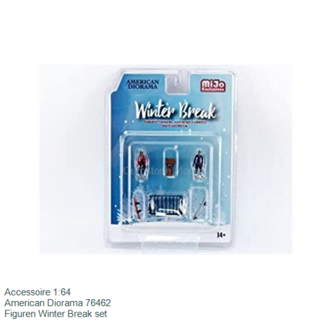 Accessoire 1:64 | American Diorama 76462 | Figuren Winter Break set