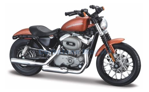 Motorfiets 1:18 | Maisto 20-18863BRONZE | Harley Davidson XL 1200N Nightster Bronze 2007
