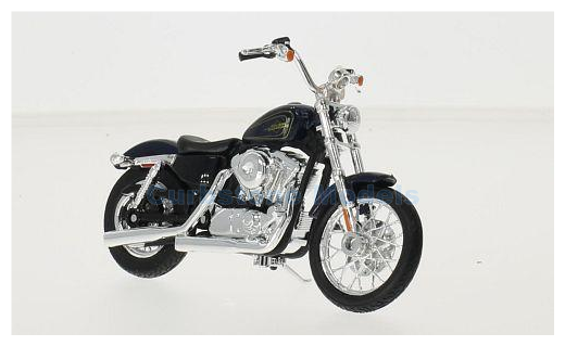 Motorfiets 1:18 | Maisto 20-15965BLUE | Harley Davidson XL 1200V Seventy-Two Metallic Dark Blue 2012