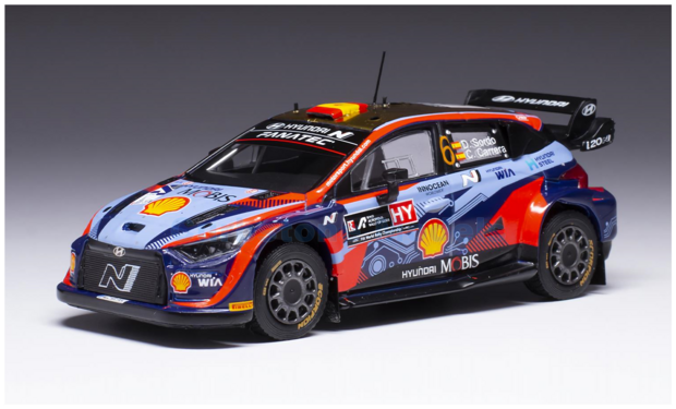 Modelauto 1:43 | IXO-Models RAM869.22 | Hyundai Shell Mobis WRT i20 N Rally1 WRC 2022 #6 - C.Carter - D.Sordo