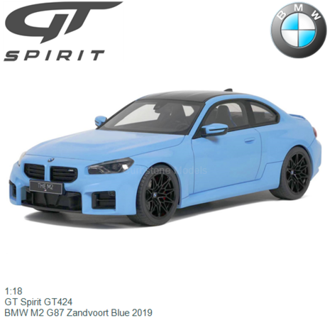 1:18 | GT Spirit GT424 | BMW M2 G87 Zandvoort Blue 2019