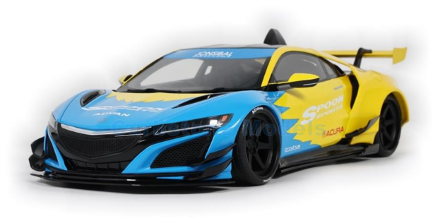 1:18 | GT Spirit GT894 | SPOON Acura NSX by Jonsibal Blue and Yellow