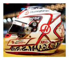 Helm 1:5 | Spark 5HF132 | Bell Helmet | Haas 2023 #20 - K.Magnussen