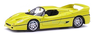 Modelauto 1:43 | Hotwheels 22179 | Ferrari F50 Berlinetta Geel 1995
