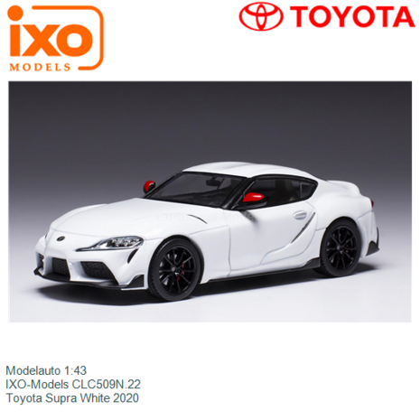 Modelauto 1:43 | IXO-Models CLC509N.22 | Toyota Supra White 2020