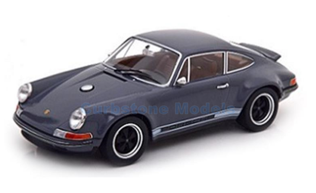 Modelauto 1:18 | KK Scale 180442S | Porsche 911 Singer Grijs 2014