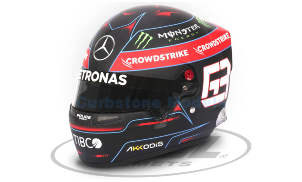 Helm 1:2 | Mini Helmet 4100151 | Bell Helmet | Mercedes AMG F1 2022 #63 - G.Russell