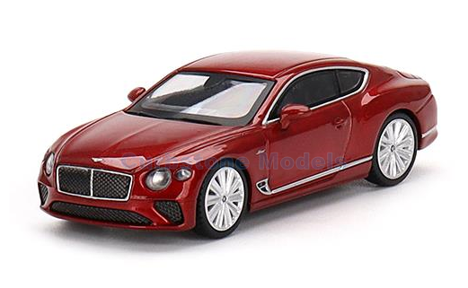 Modelauto 1:64 | MiniGT MGT00420 | Bentley Continental GT Speed Candy Red 2022