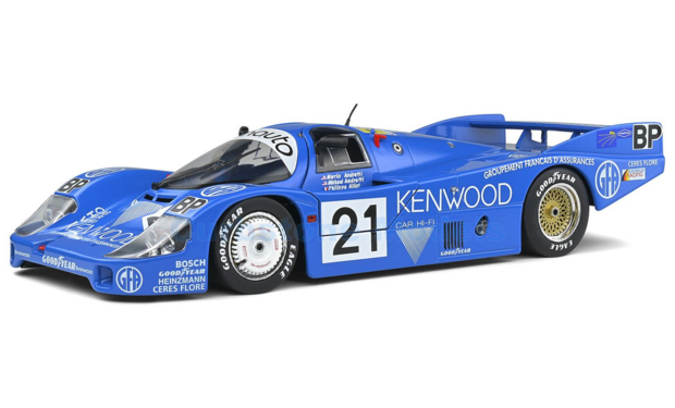 Modelauto 1:18 | Solido 1805504 | Porsche Kremer Racing 956 LH 1983 #21 - P.Alliot - M.Andretti - M.Andretti