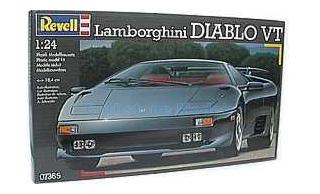 Bouwpakket 1:24 | Revell 07365 | Lamborghini Diablo VT Zwart