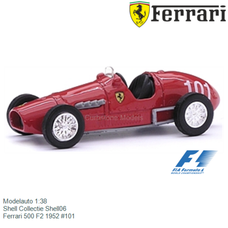 Modelauto 1:38 | Shell Collectie Shell06 | Ferrari 500 F2 1952 #101