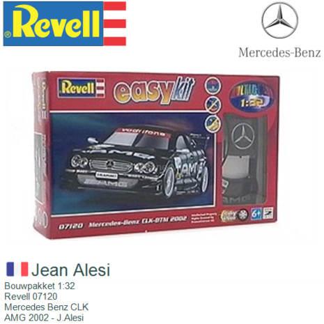 Bouwpakket 1:32 | Revell 07120 | Mercedes Benz CLK | AMG 2002 - J.Alesi