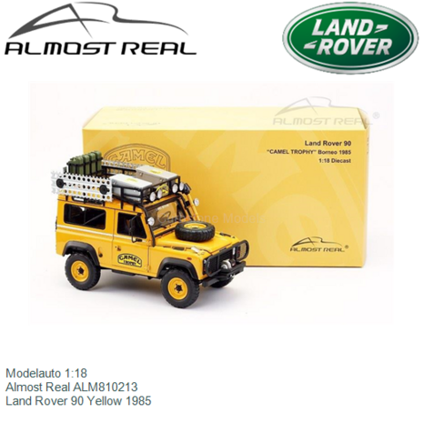 Modelauto 1:18 | Almost Real ALM810213 | Land Rover 90 Yellow 1985