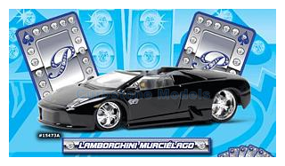Modelauto 1:64 | Maisto 15473-S2 | Lamborghini Murcielago Zwart