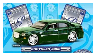Modelauto 1:64 | Maisto 15473-ST | Chrysler 300 C Hemi Groen metallic 2005