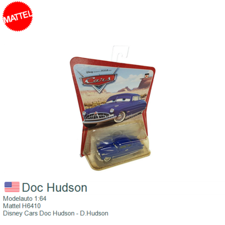 Modelauto 1:64 | Mattel H6410 | Disney Cars Doc Hudson - D.Hudson