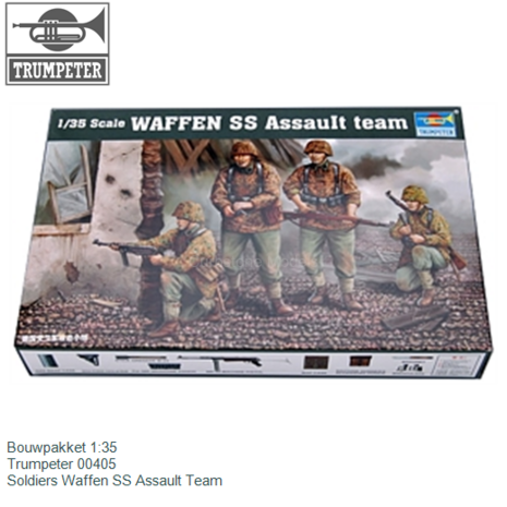 Bouwpakket 1:35 | Trumpeter 00405 | Soldiers Waffen SS Assault Team
