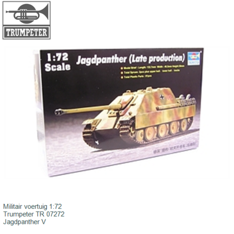 Militair voertuig 1:72 | Trumpeter TR 07272 | Jagdpanther V