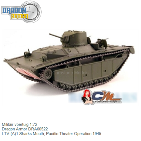 Militair voertuig 1:72 | Dragon Armor DRA60522 | LTV-(A)1 Sharks Mouth, Pacific Theater Operation 1945
