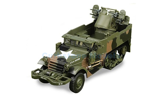 Militair voertuig 1:43 | Atlas EX02 | GMC M16 Halftruck US Military Green