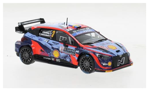 Modelauto 1:43 | IXO-Models RAM837 | Hyundai Shell Mobis WRT i20 N Rally1 WRC 2022 #2 - E.Edmondson - O.Solberg