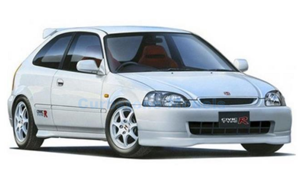Bouwpakket 1:24 | Fujimi Mokei 03998 | Honda Civic Type R (EK9) Early version White