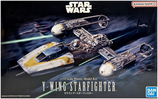 Bouwpakket 1:72 | Bandai 01209 | Star Wars Y-Wing Starfighter