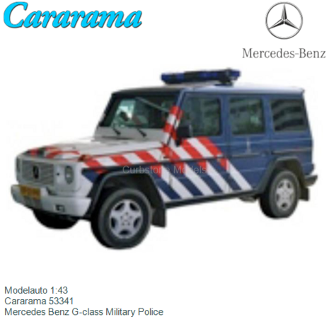 Modelauto 1:43 | Cararama 53341 | Mercedes Benz G-class Military Police