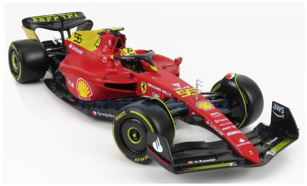 Modelauto 1:43 | Bburago 18-36832SM | Scuderia Ferrari F1-75 2022 #55 - C.Sainz