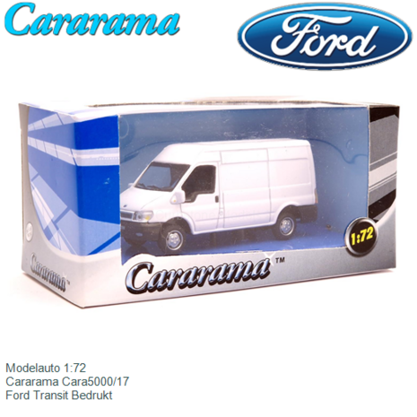 Modelauto 1:72 | Cararama Cara5000/17 | Ford Transit Bedrukt