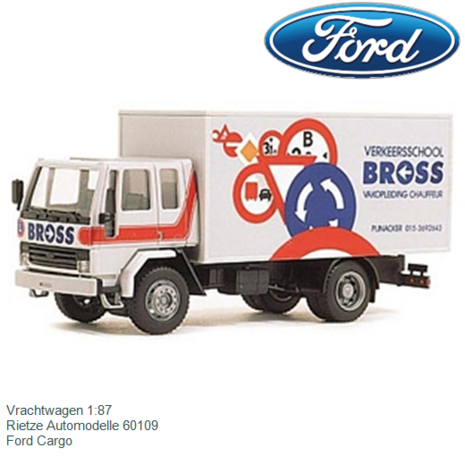 Vrachtwagen 1:87 | Rietze Automodelle 60109 | Ford Cargo