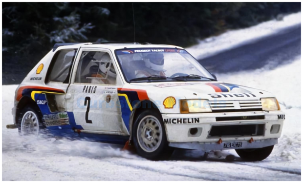 Modelauto 1:18 | Norev 184864 | Peugeot Sport 205 T16 1985 #2 - A.Vatanen - T.Harryman