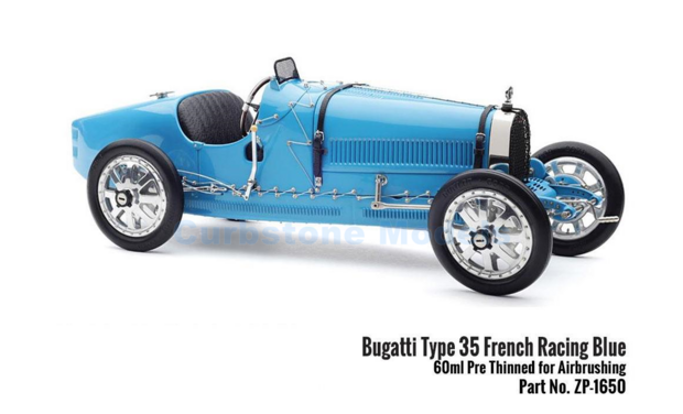 Verf  | Zero Paints ZP-1650 | Airbrush Paint 60ml Bugatti T35 French Racing Blue