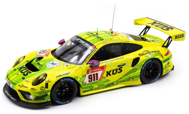 Modelauto 1:18 | IXO-Models 21-1801-24h | Porsche 911 GT3 R | Manthey Racing 2021 #911