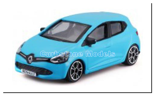 Modelauto 1:43 | Bburago 18-30248BLUE | Renault Clio Bright Blue 2013