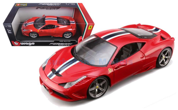 Modelauto 1:18 | Bburago 18-16002RED | Ferrari 458 Speciale Rood 2013