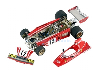 Bouwpakket 1:43 | Tameo TMK355 | Ferrari 312 B3 1974 #12 - N.Lauda - C.Regazzoni