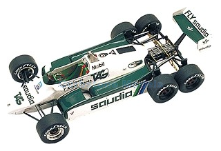 Bouwpakket 1:43 | Tameo TMK285 | Williams Grand Prix Engineering FW08B Ford Sixwheeler 1982 - K.Rosberg
