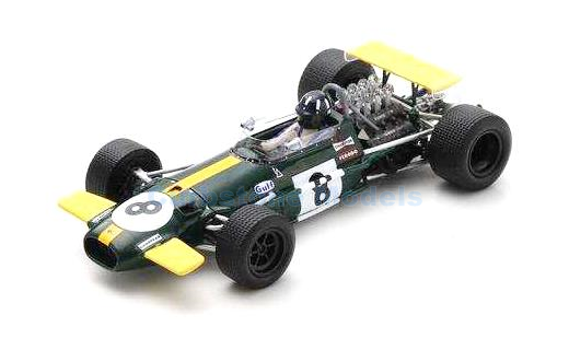 Modelauto 1:43 | Spark S8319 | Brabham BT26A 1969 #8 - G.Hill