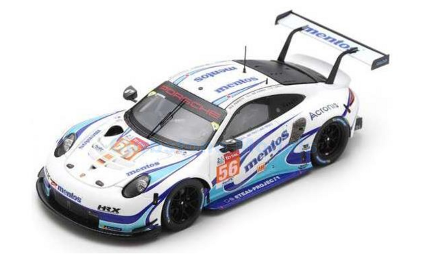 Modelauto 1:87 | Spark 87S160 | Porsche 911 RSR | Team Project 1 2020 #56 - L.ten Voorde - M.Cairoli - E.Perfetti