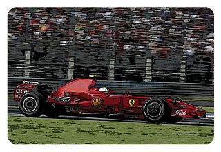 Bouwpakket 1:43 | Tameo TMK380 | Scuderia Ferrari F2008 2008 - F.Massa - K.Raikkonen