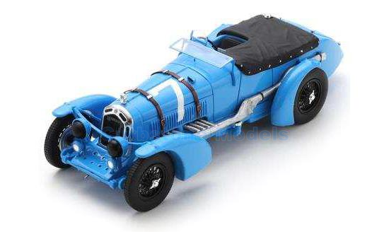 Modelauto 1:43 | Spark S3888 | Alfa Romeo 8C 2300 | Raymond Sommer 1934 #7 - R.Sommer - P.Felix