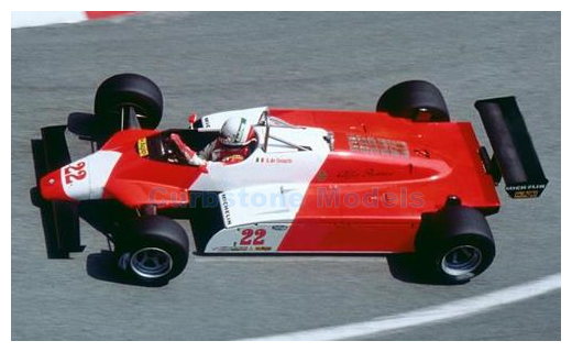 Bouwpakket 1:43 | Tameo SLK104 | Alfa Romeo 182 1982 #22 - A.de Cesaris - B.Giacomelli