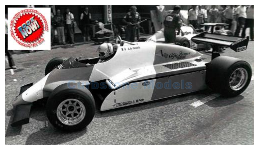Bouwpakket 1:43 | Tameo SLK109 | Scuderia Alfa Romeo 182T 1982 - A.de Cesaris