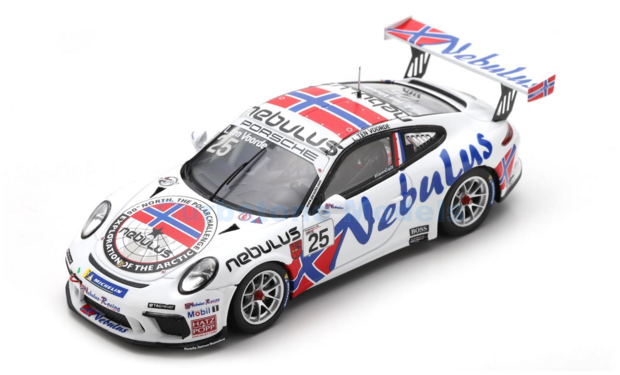 Modelauto 1:43 | Spark SG714 | Porsche 911 GT3 Cup 2020 #25 - L.ten Voorde